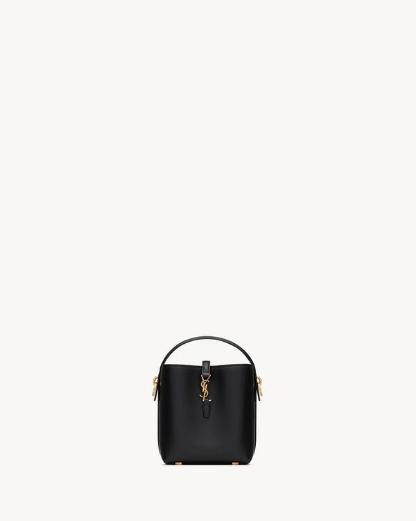 LE 37 Mini-Tasche aus glänzendem Leder