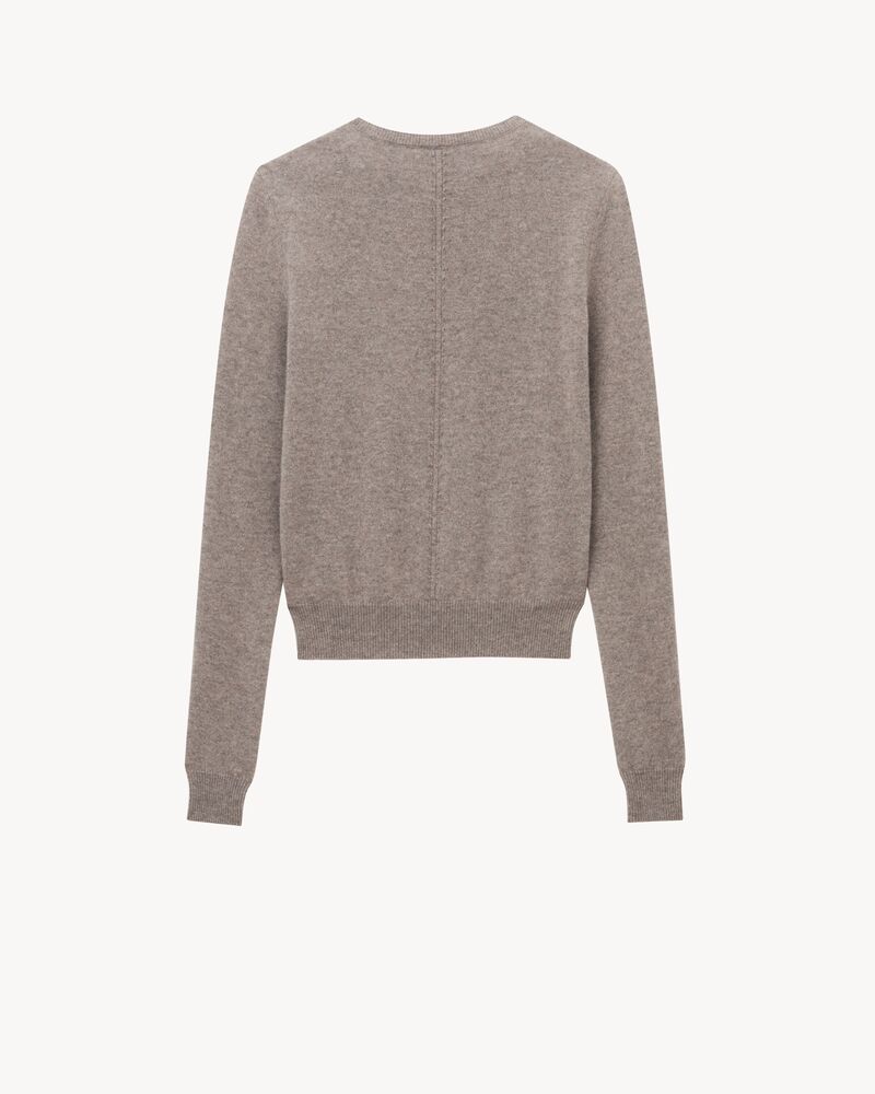 openwork sweater in cashmere