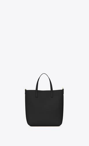 Saint Laurent Toy Leather Shopping Tote in BLE