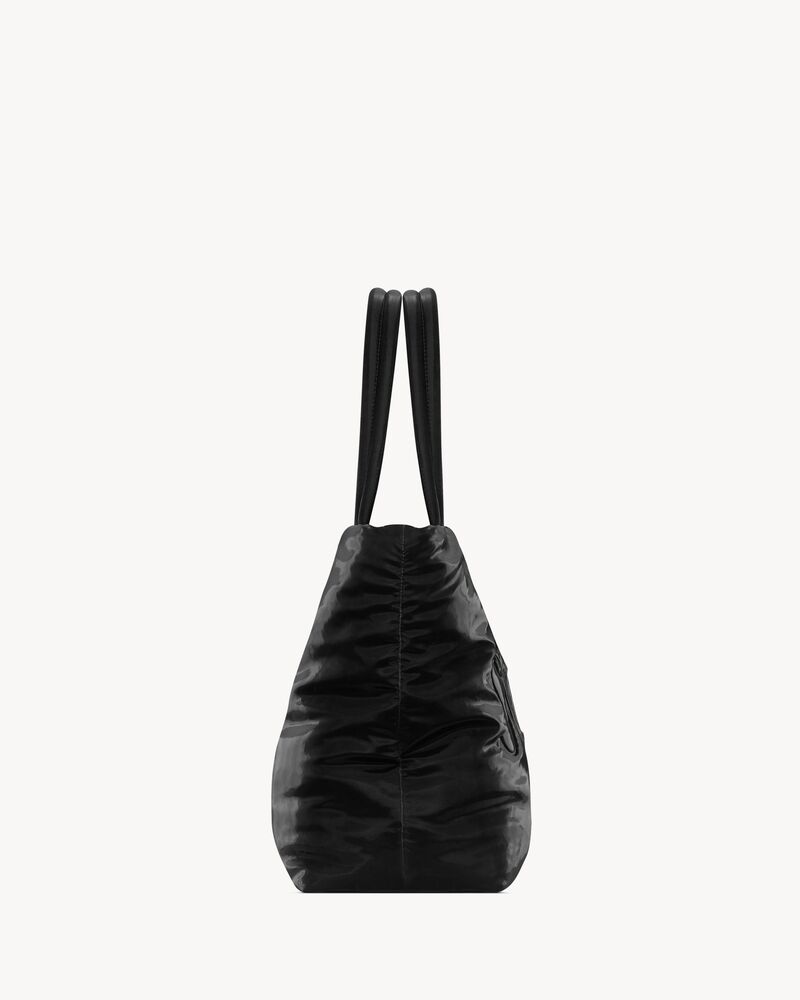 SAINT LAURENT Tote aus Silktech-Canvas