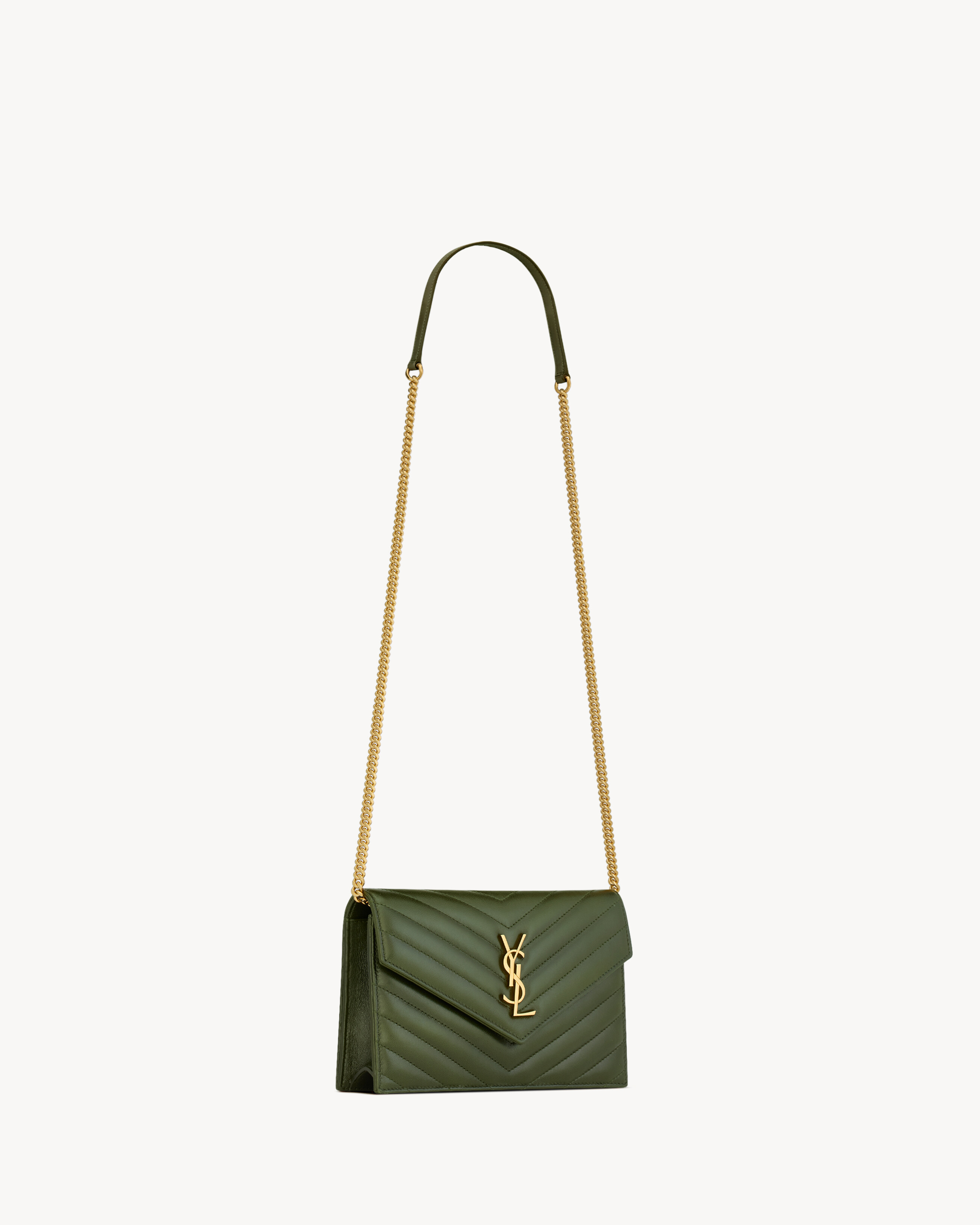 CASSANDRE envelope chain wallet in lambskin