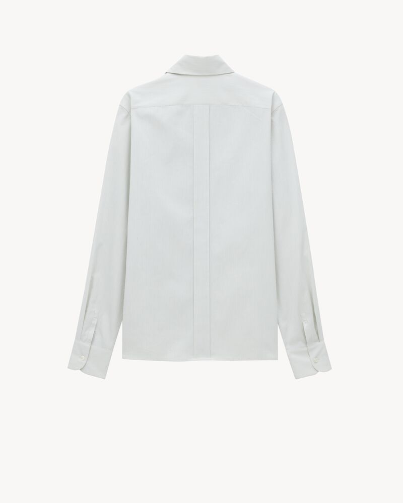 CASSANDRE shirt in hairline-stripe cotton poplin