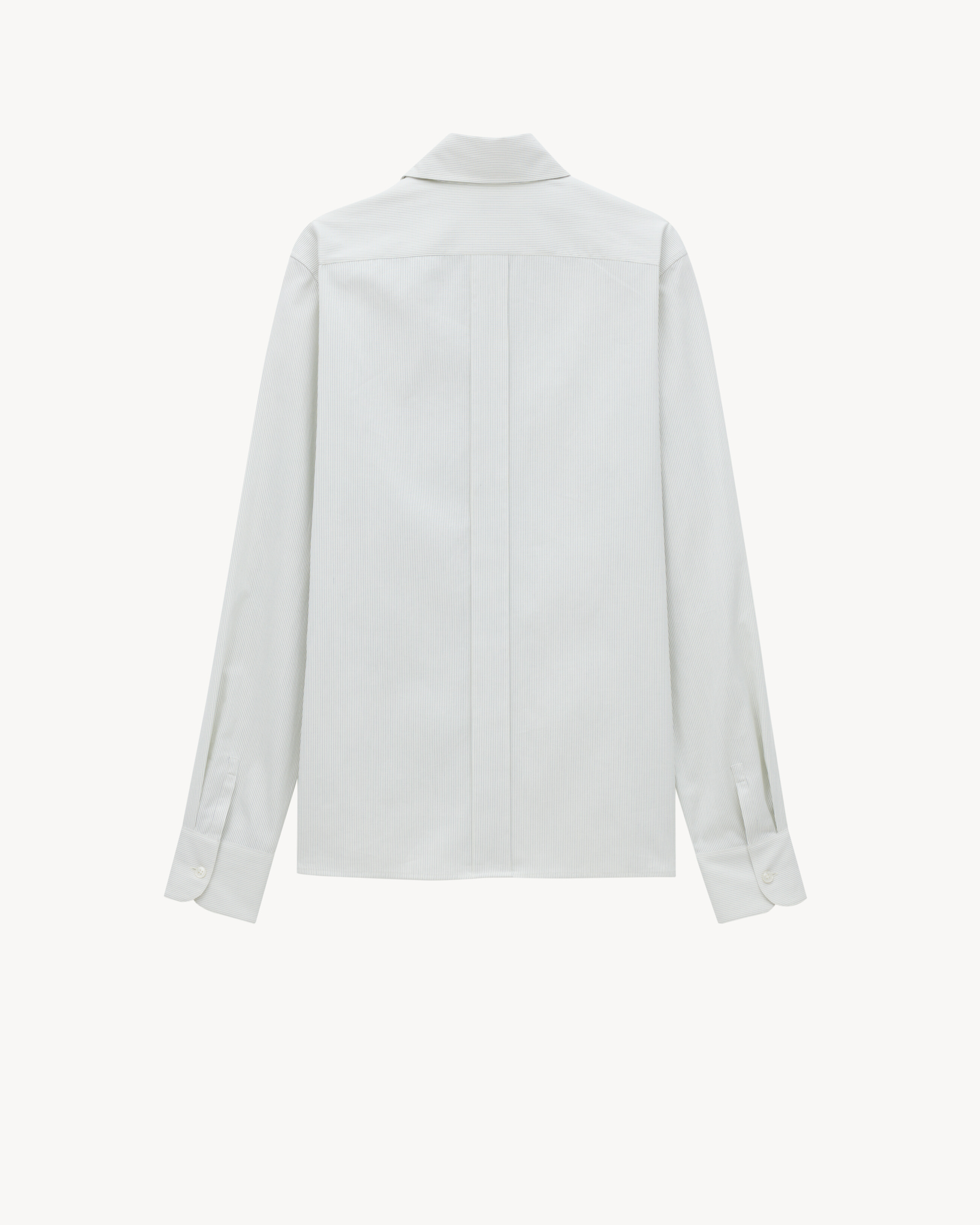 CASSANDRE shirt in hairline-stripe cotton poplin