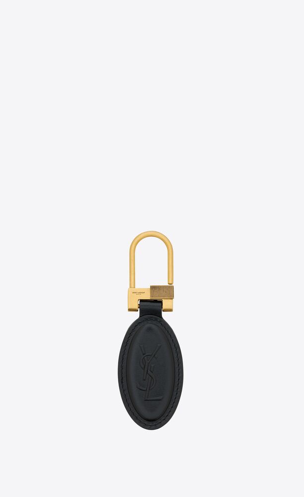 Cassandre Key Ring in Leather | Saint Laurent | YSL.com
