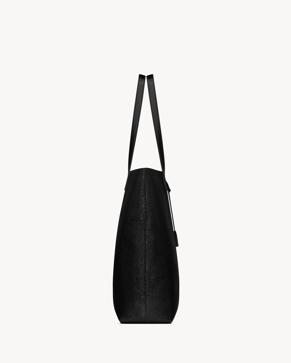 BOLD SHOPPING BAG IN COATED CRINKLED LEATHER