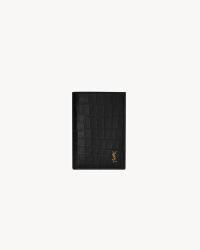 Saint Laurent クレジットカードウォレット 財布 サンローラン パリ クレジットカードウォレット（パテントレザー