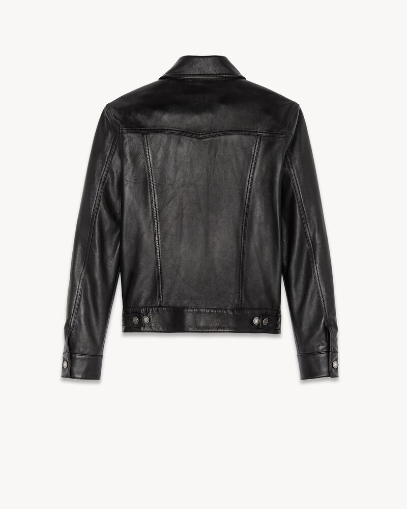 Lambskin denim Jacket