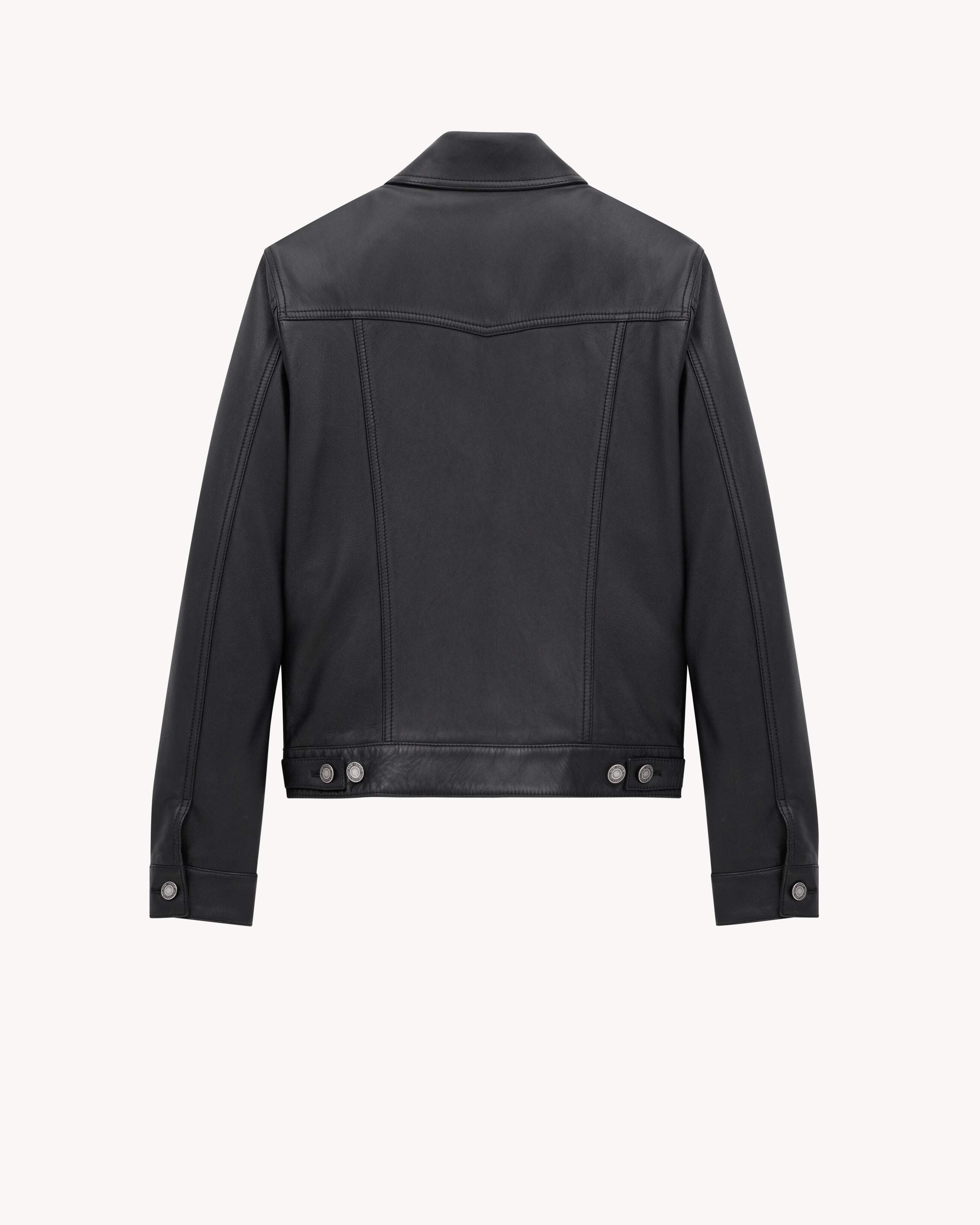 Lambskin denim Jacket