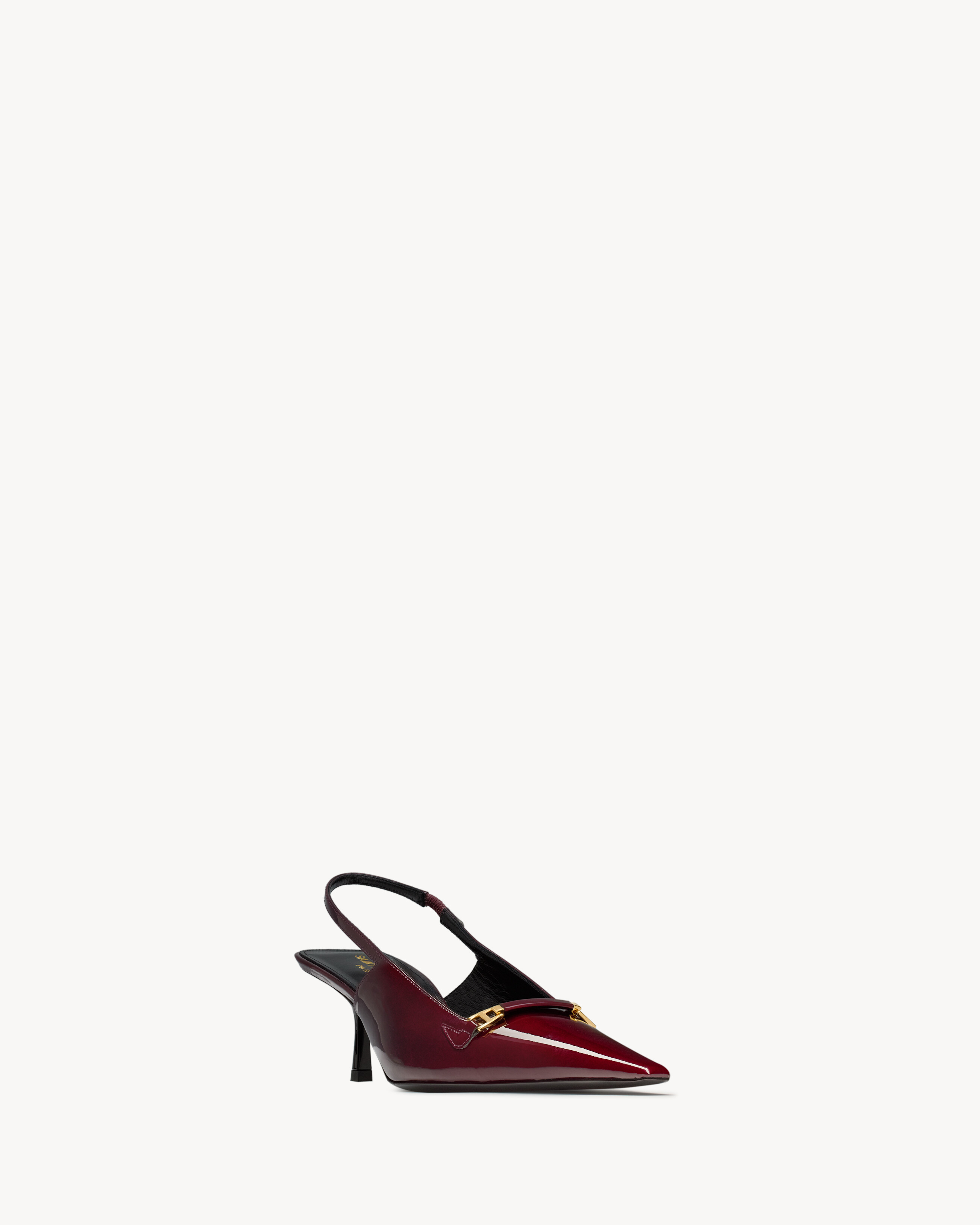 CARINE slingback pumps in patent leather