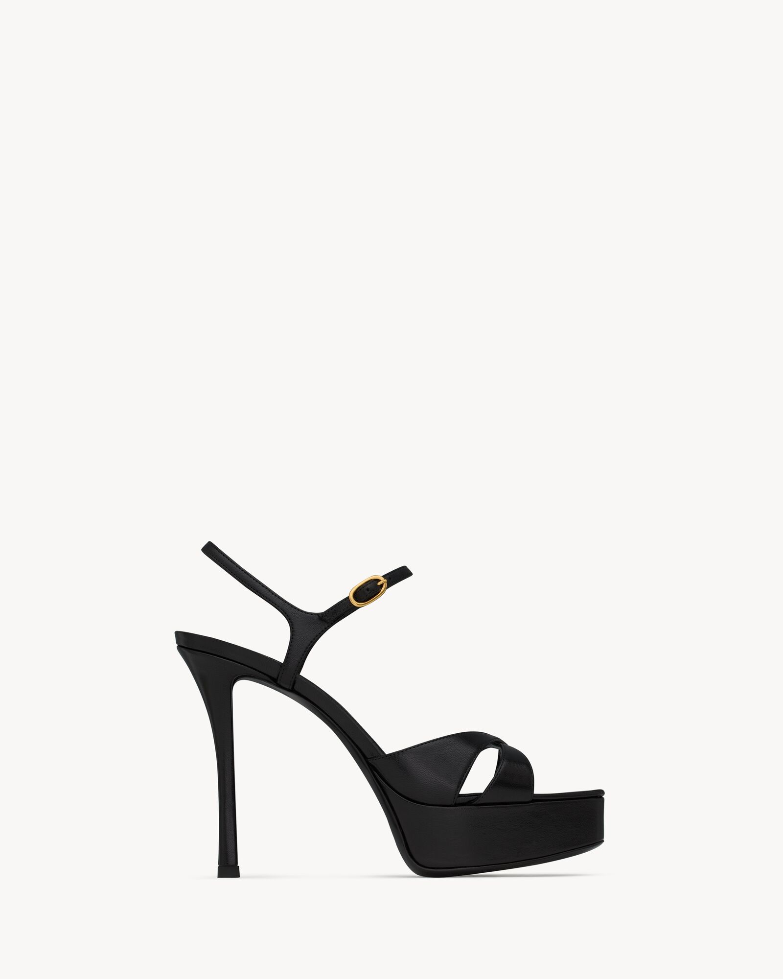 大特価❗️SAINT LAURENT ブラック プラットフォームサンダル 大特価❗️SAINT LAURENT ブラック プラットフォームサンダル