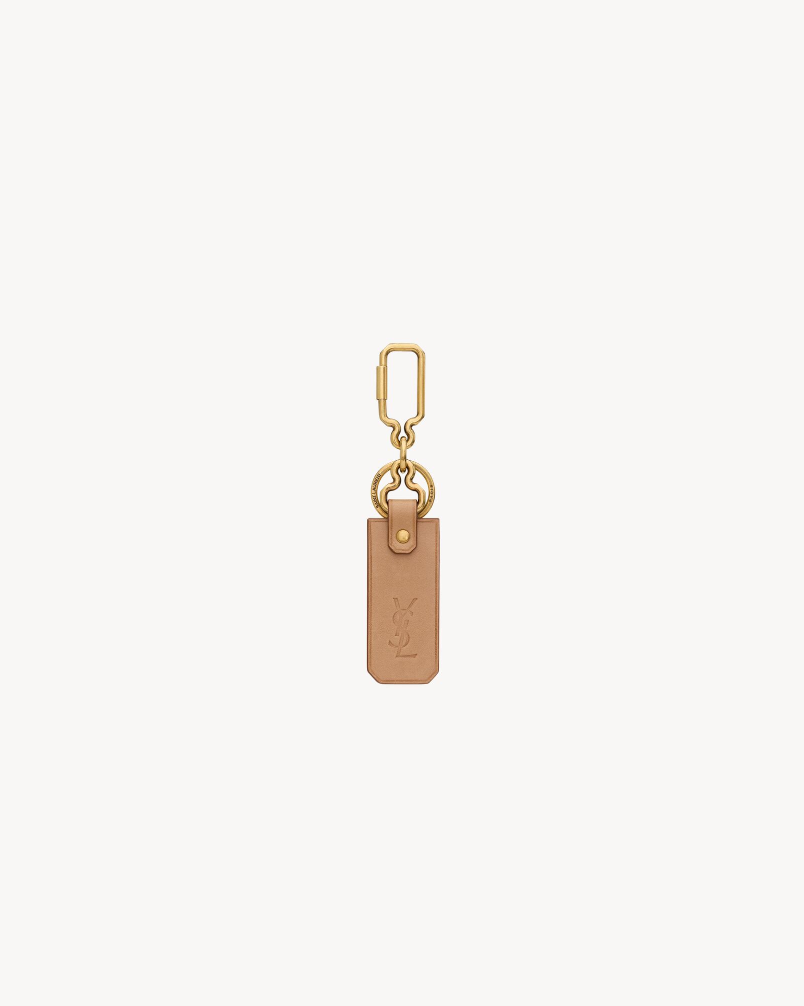 CASSANDRE SAINT LAURENT keyring in leather | Saint Laurent | YSL.com