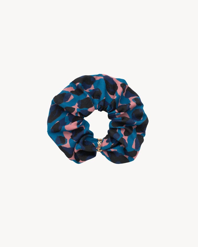 SCRUNCHIE CON CASSANDRE IN TWILL DI LANA