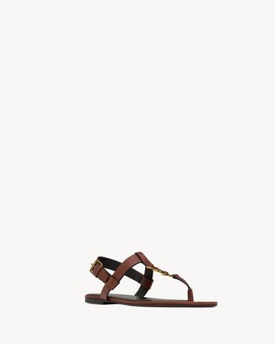 cassandre sandals in smooth leather