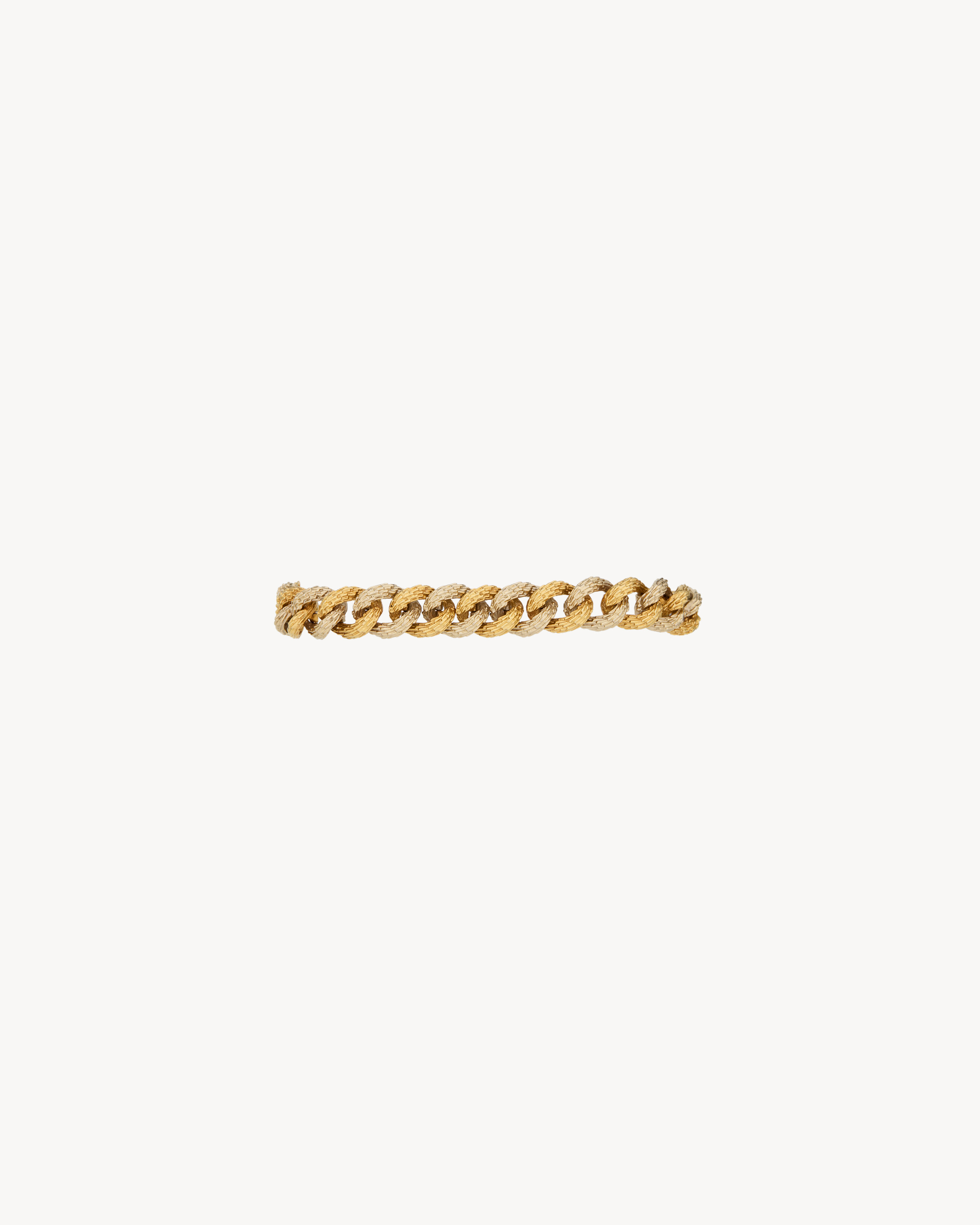 VINTAGE BRACELET IN YELLOW AND WHITE GOLD