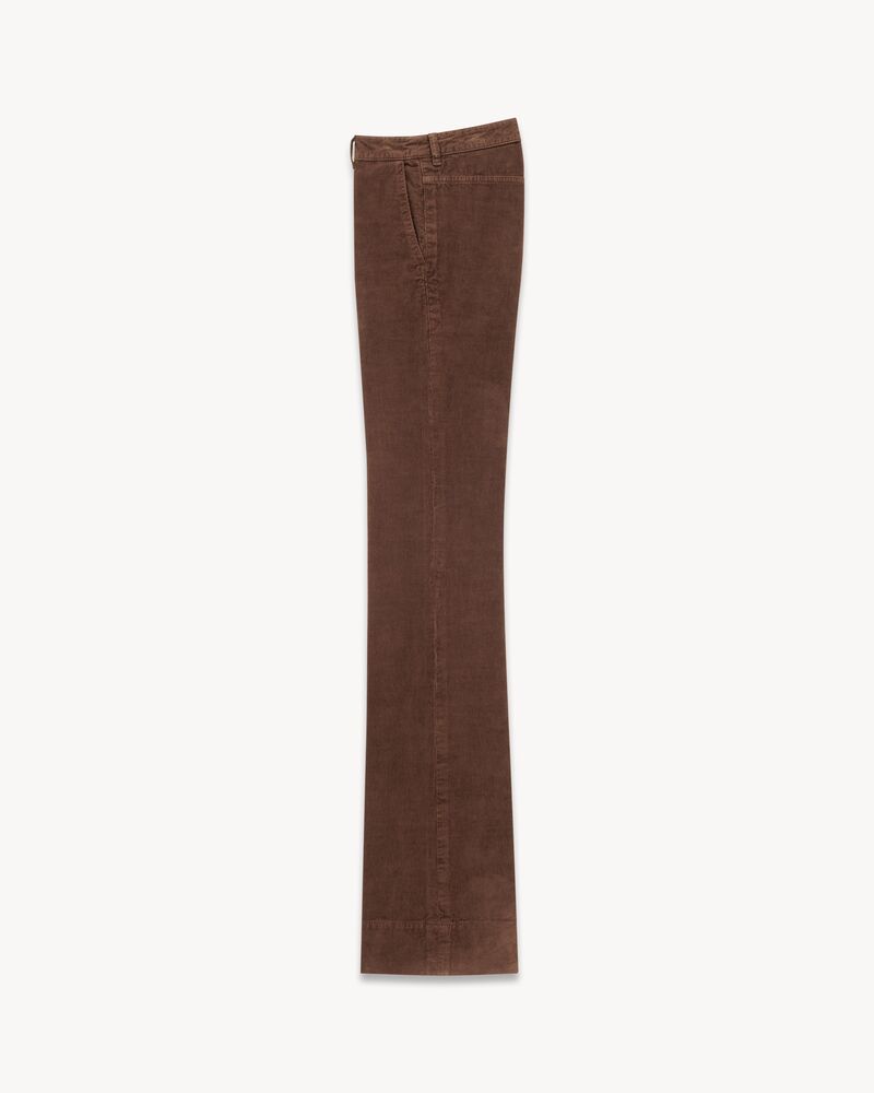 bootcut pants in corduroy