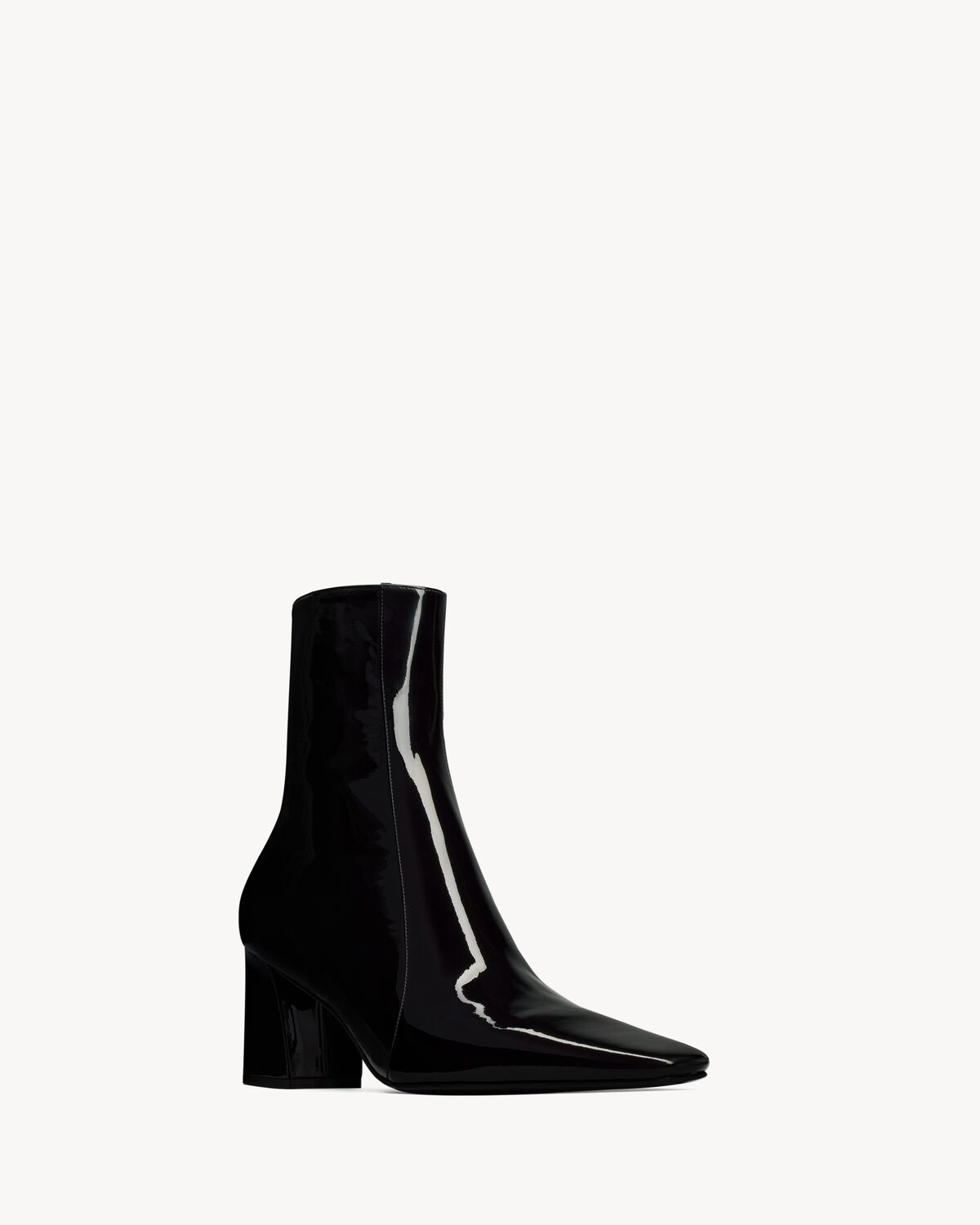 RAINER boots en cuir verni