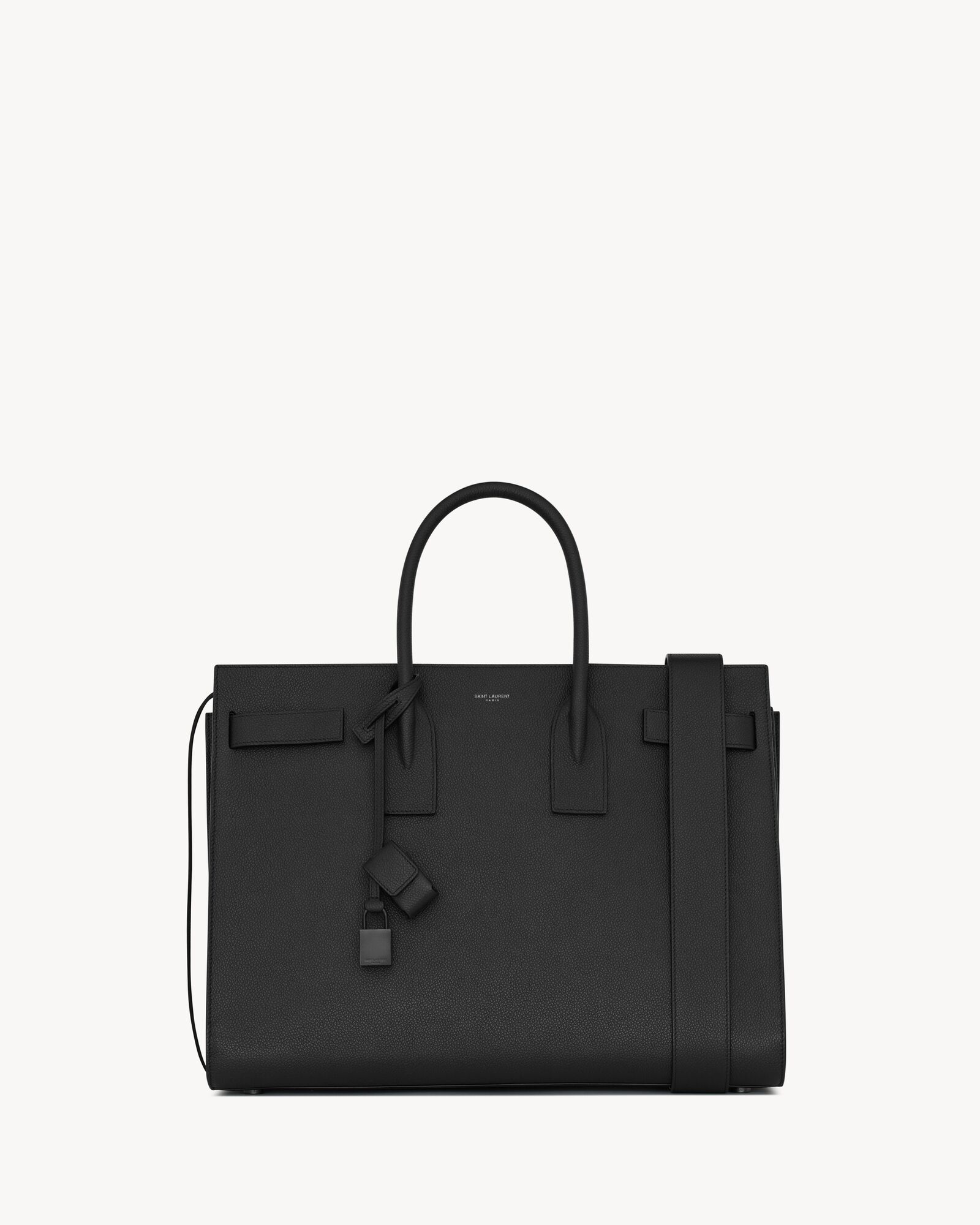 sac de jour large in grained leather — 441571B681U1000
