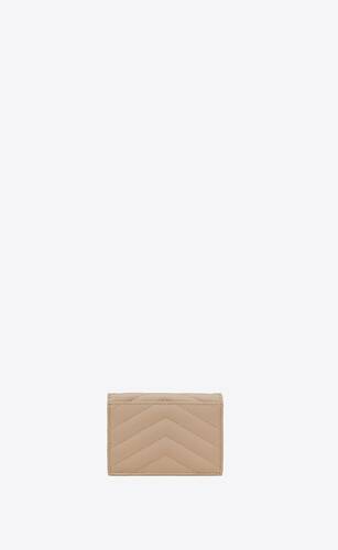 SAINT LAURENT - Monogram quilted leather cardholder