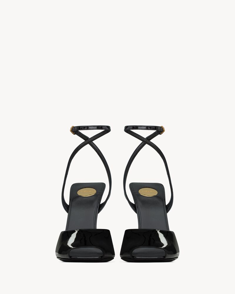 LA SCANDALE sandals in patent leather