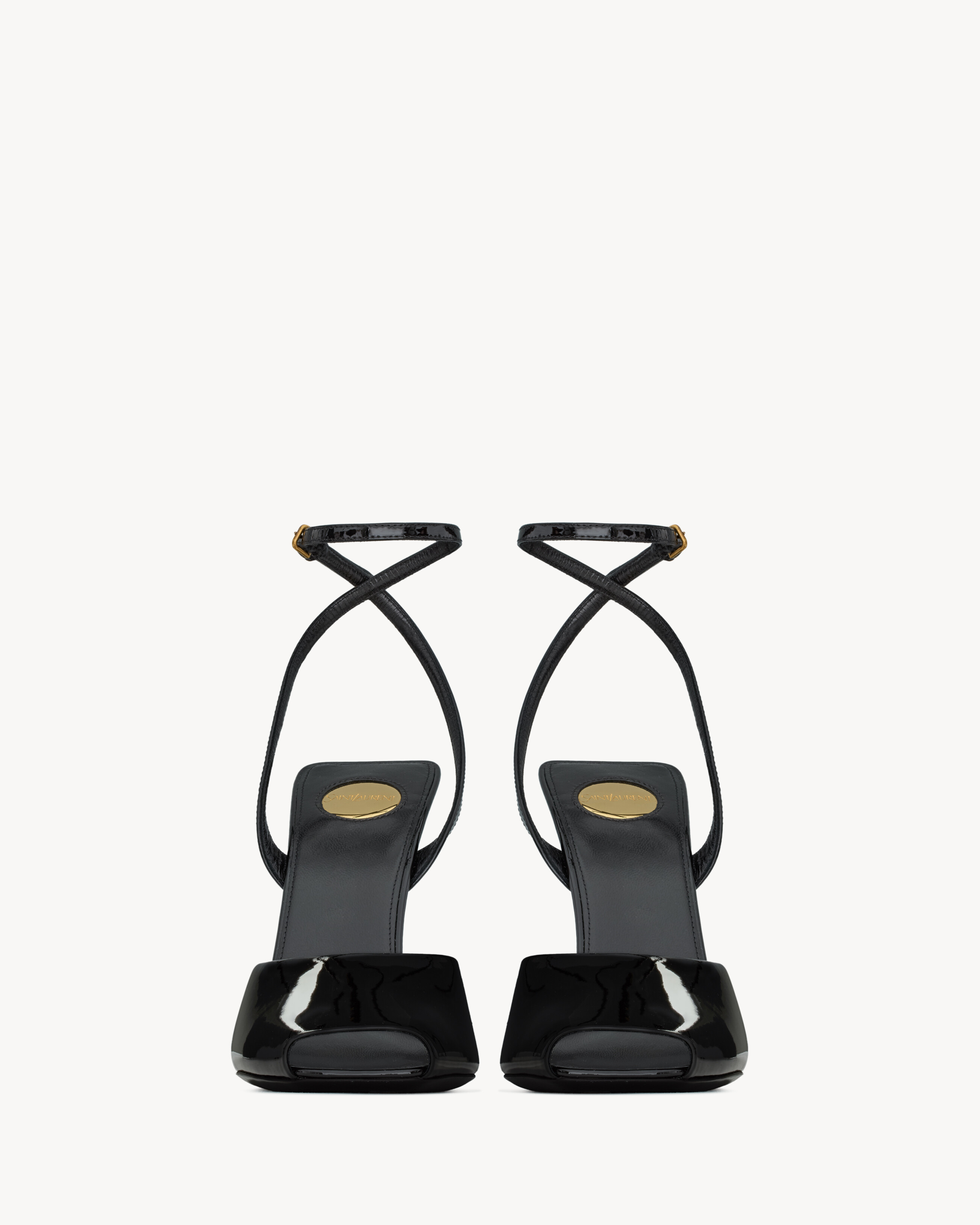 LA SCANDALE sandals in patent leather