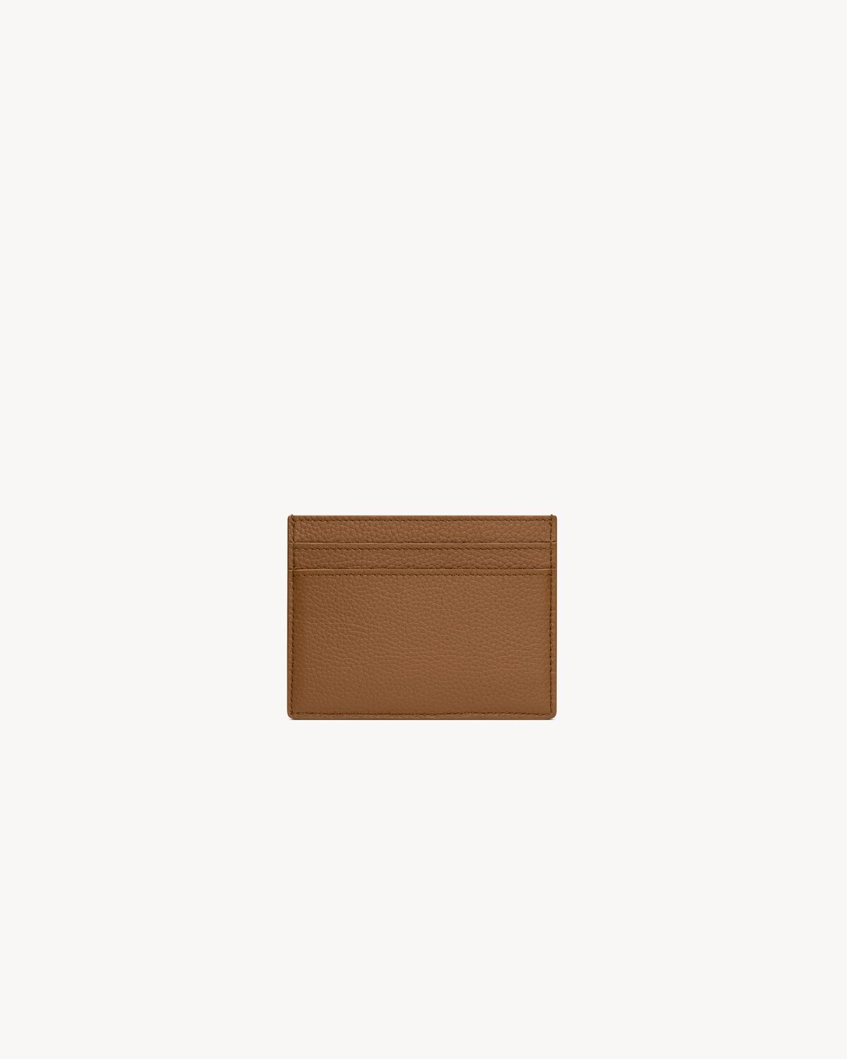 CASSANDRE SHADOW SAINT LAURENT card case in grained leather