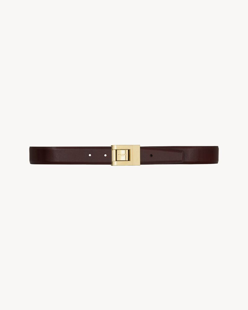 CEINTURE LA 76 EN CUIR lisse