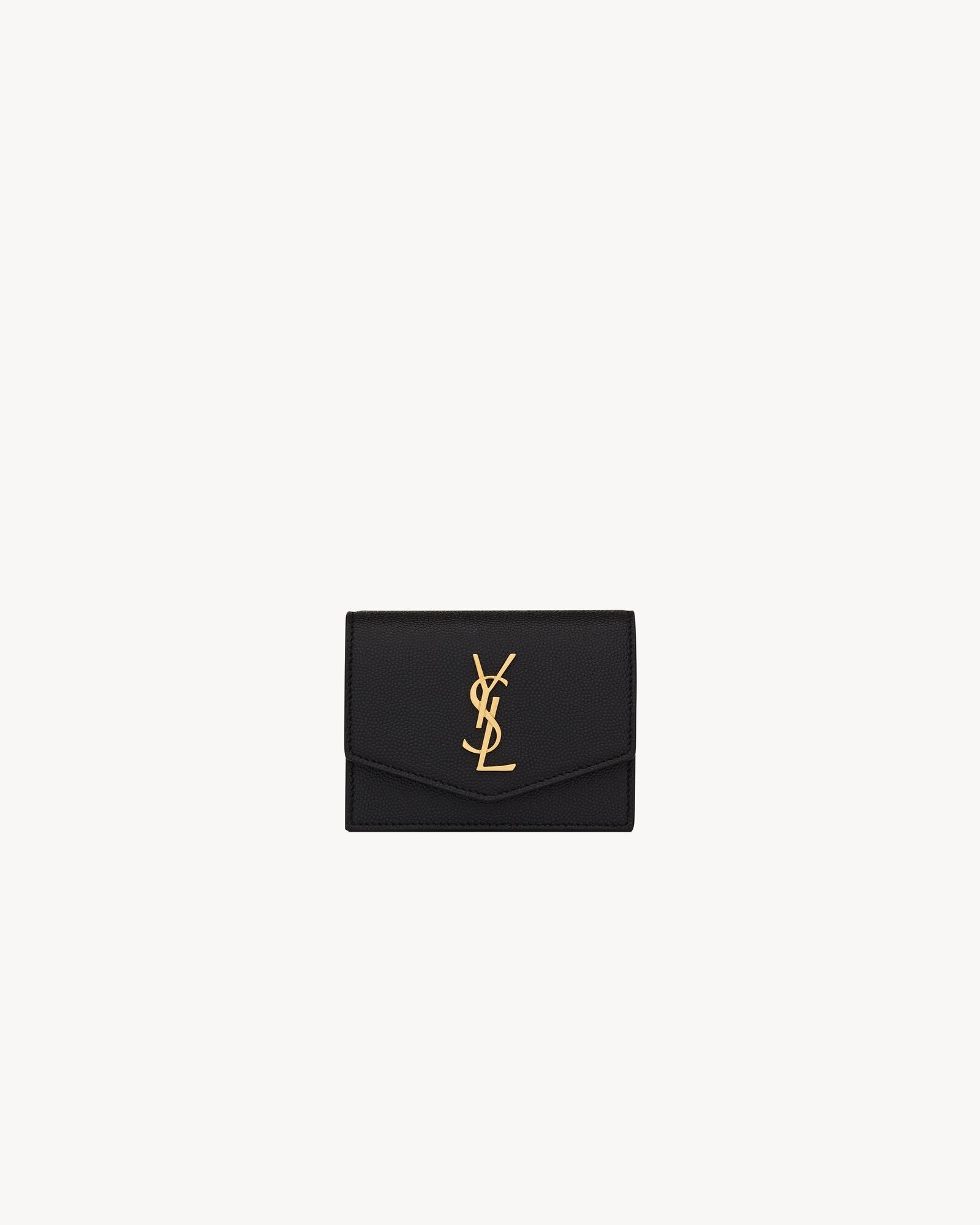 UPTOWN business-card case in grain de poudre leather — 6076851GF0J1000