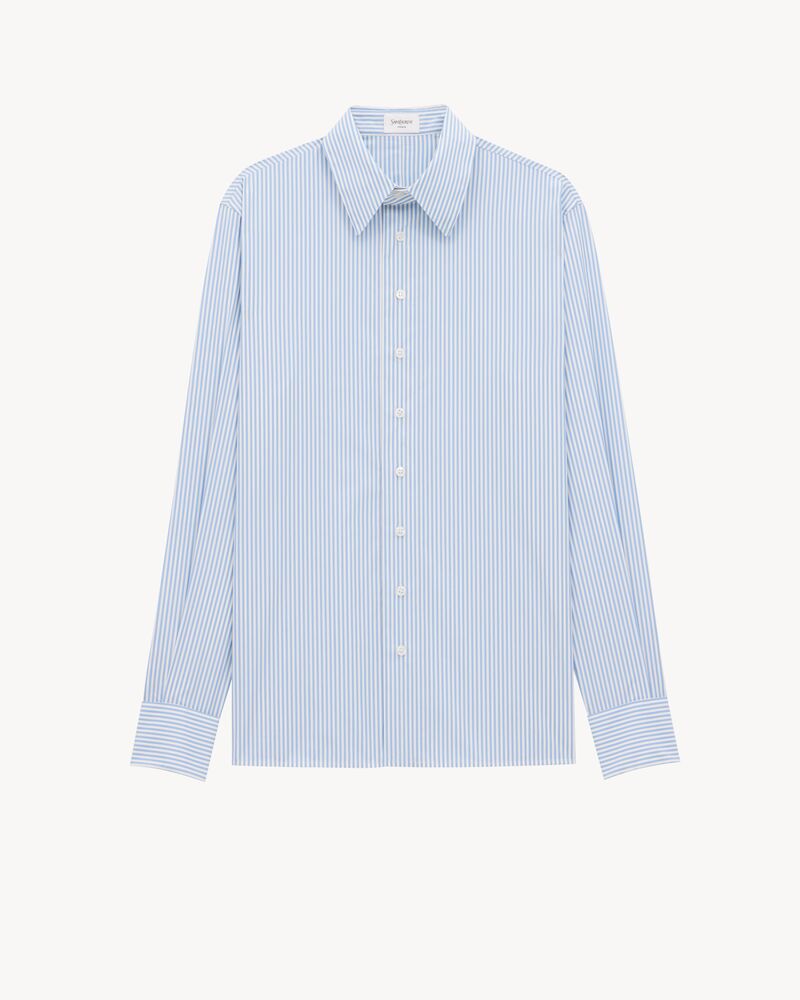 shirt in oxford stripe cotton