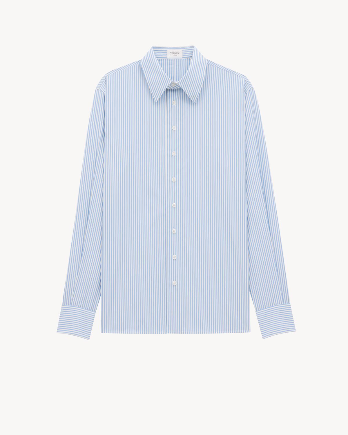 camicia in cotone oxford a righe