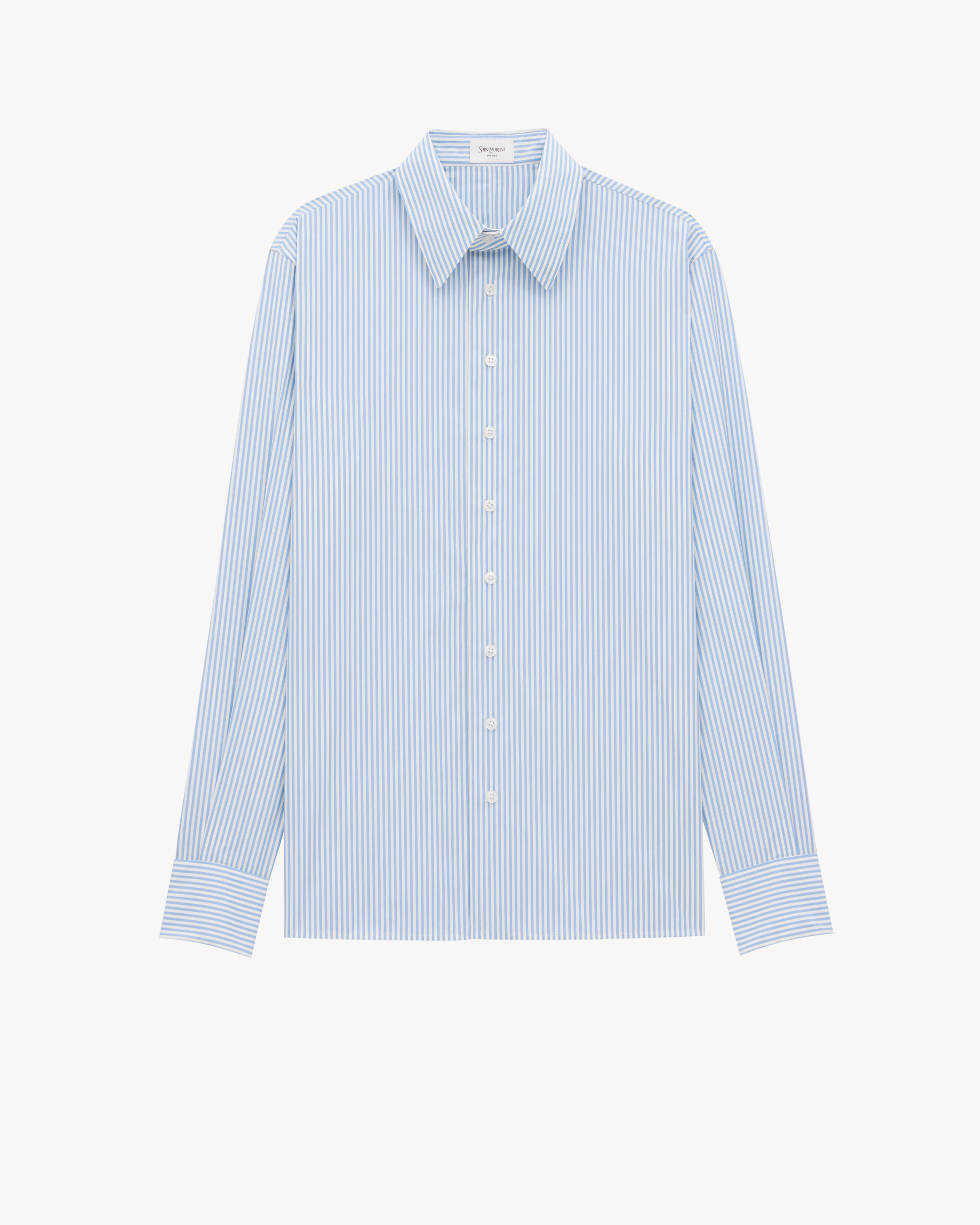 Camicia in cotone oxford a righe