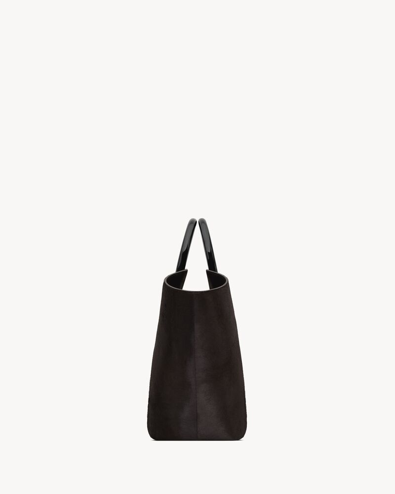 Maxi tote in pony hair leather