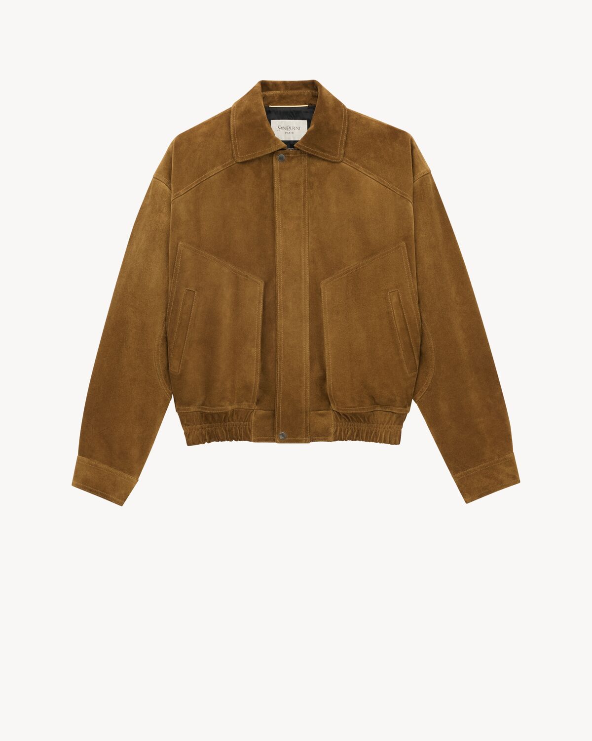 bomber jacket in suede