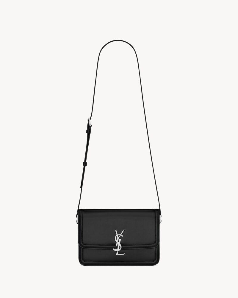 SOLFERINO MEDIUM SATCHEL IN SMOOTH LEATHER