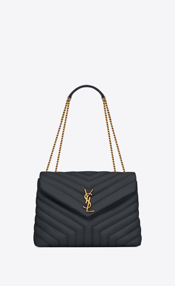 saint laurent lou medium quilted leather shoulder bag