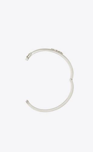 cassandre bracelet in leather and metal