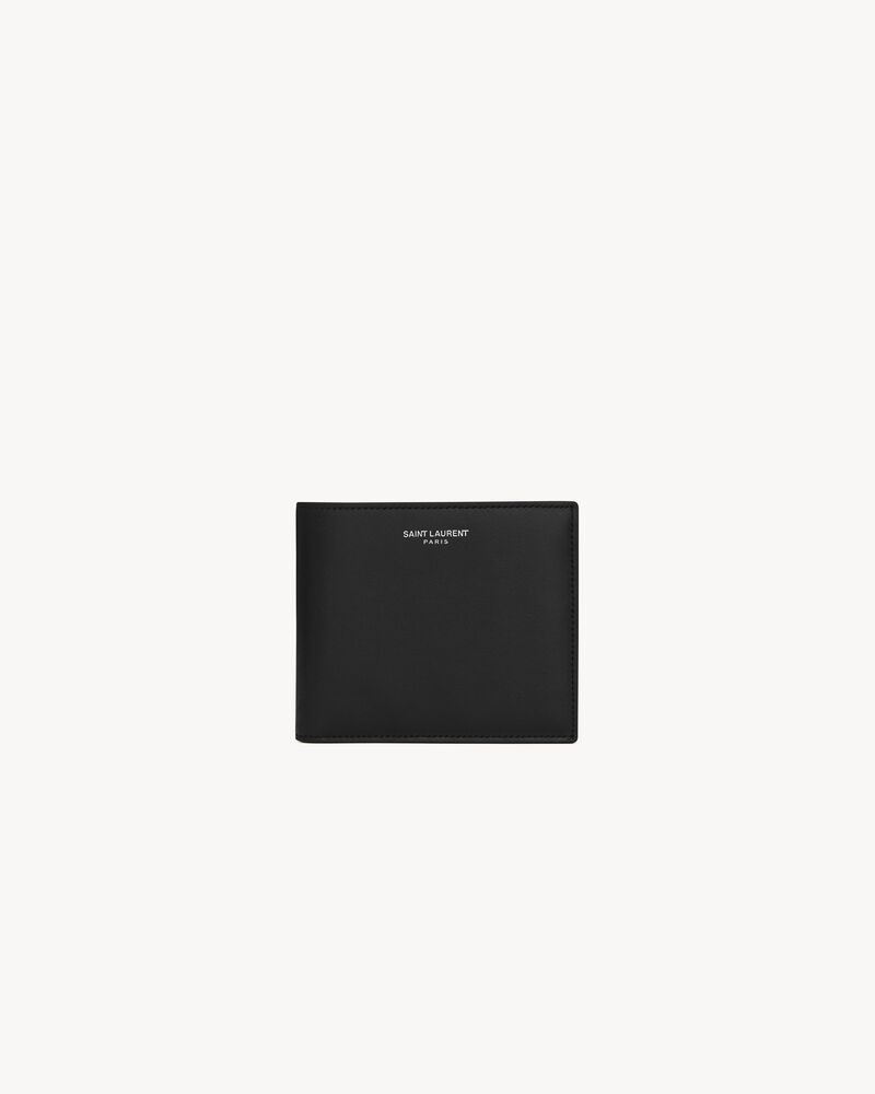 saint laurent paris east/west wallet in smooth leather