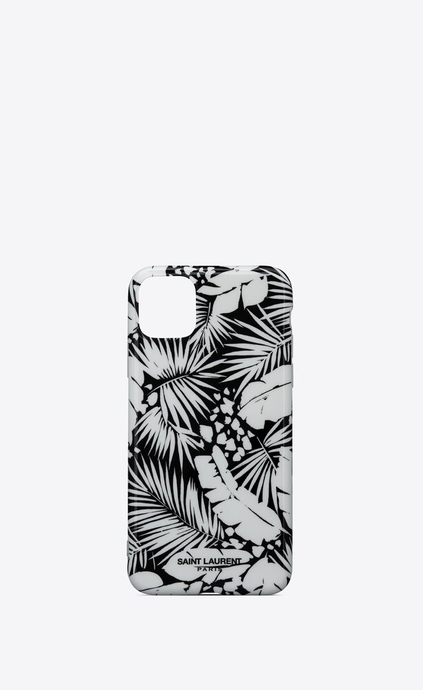 Iphone 11 Pro Max Case In Tropical Printed Silicone Saint Laurent Hong Kong Sar China Ysl Com Iphone 11 Pro Max Case In Tropical Printed Silicone Saint Laurent Hong Kong Sar China Ysl Com