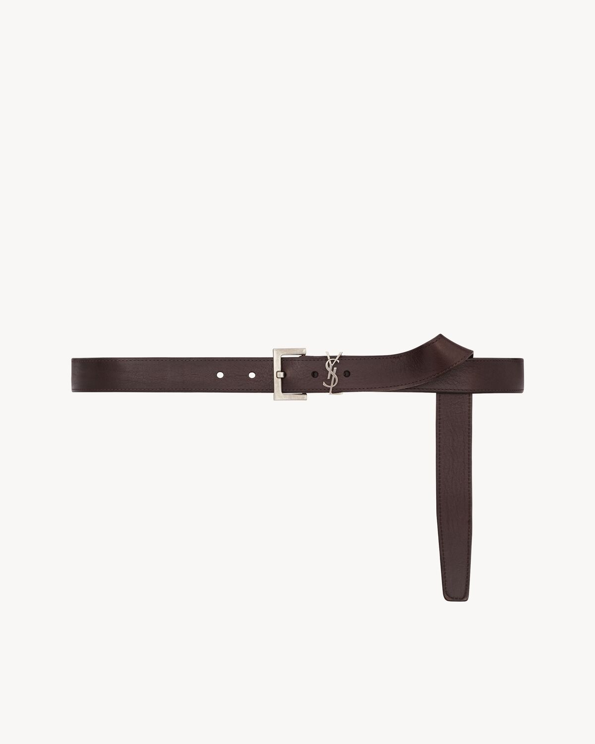 CASSANDRE belt in vegetable-tanned leather