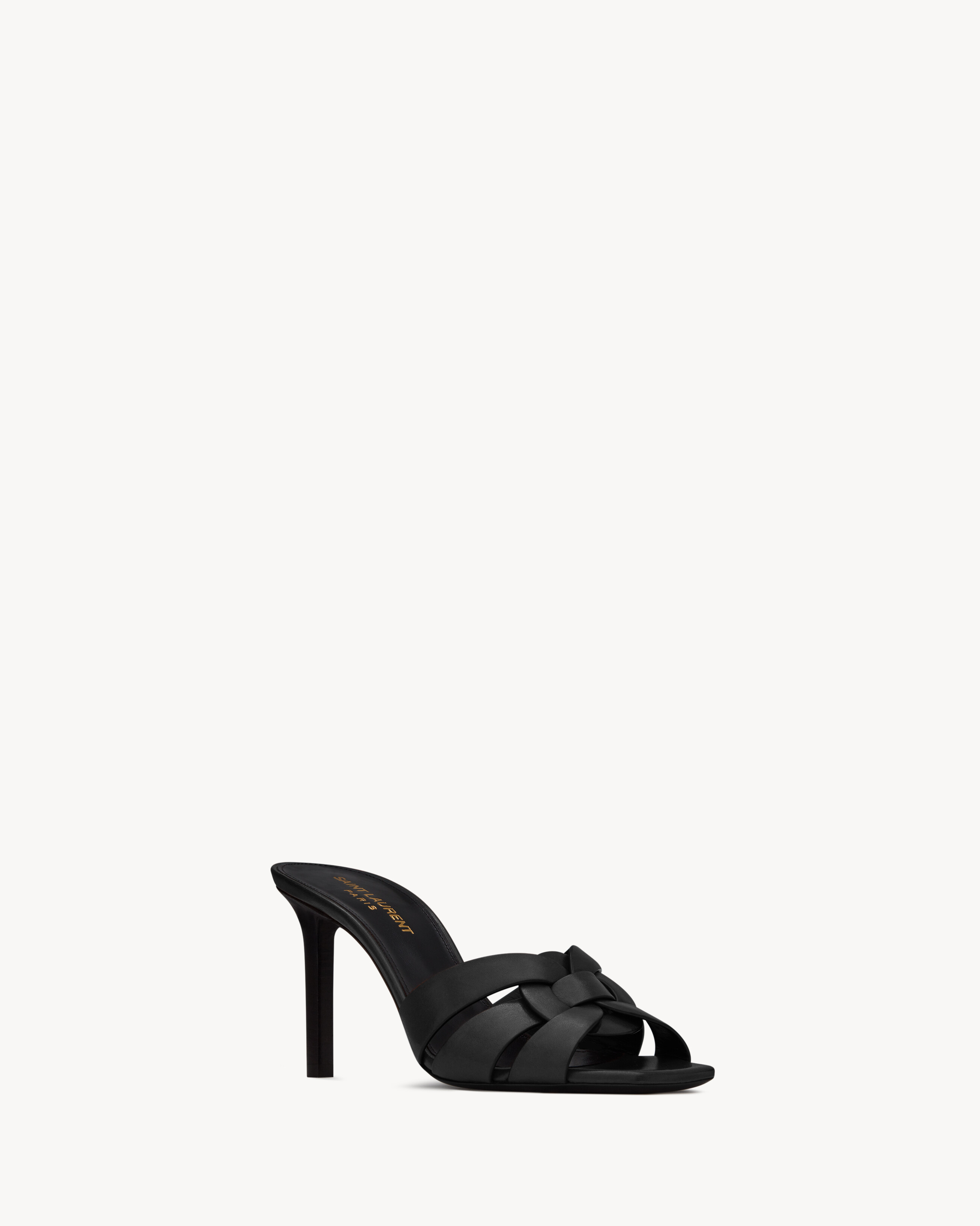 TRIBUTE MULES in smooth leather