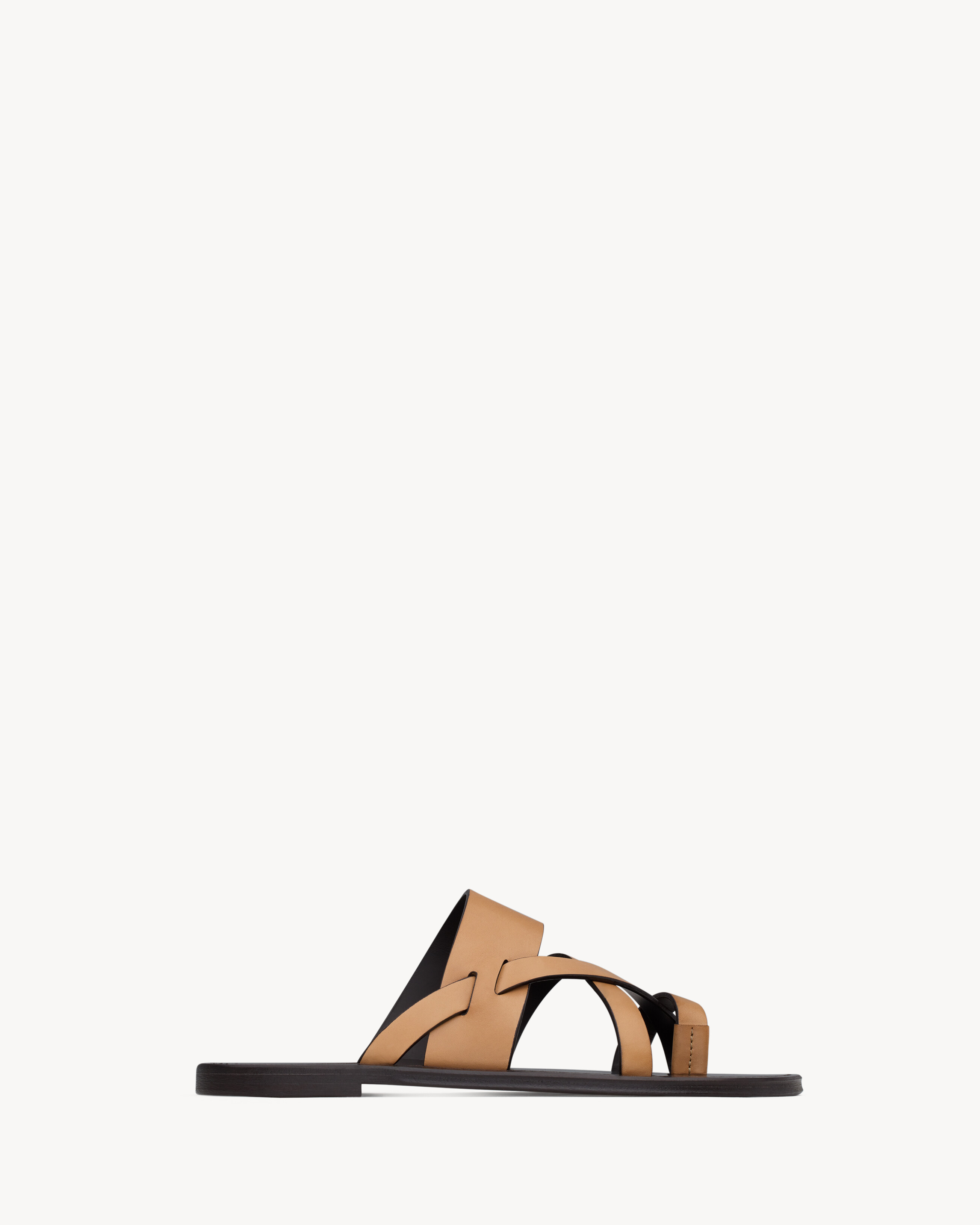 CULVER slides in smooth leather