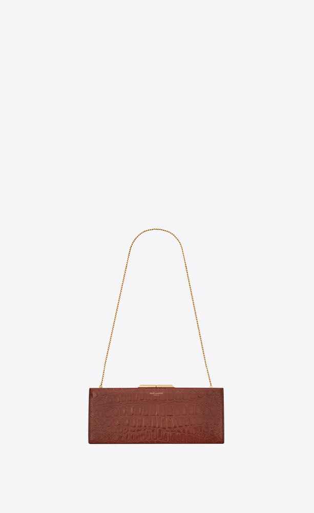 YSL Mala Mala Leather Shoulder Bag - Marmalade