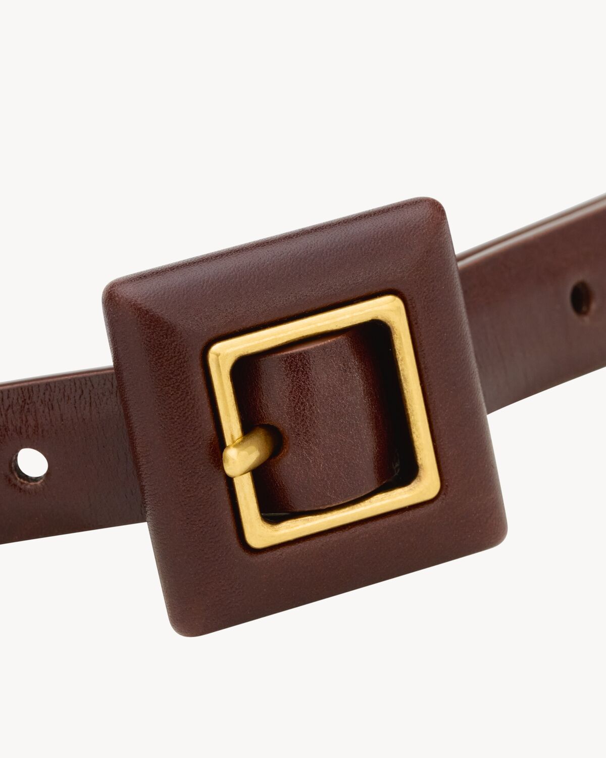 recouverte buckle belt in leather