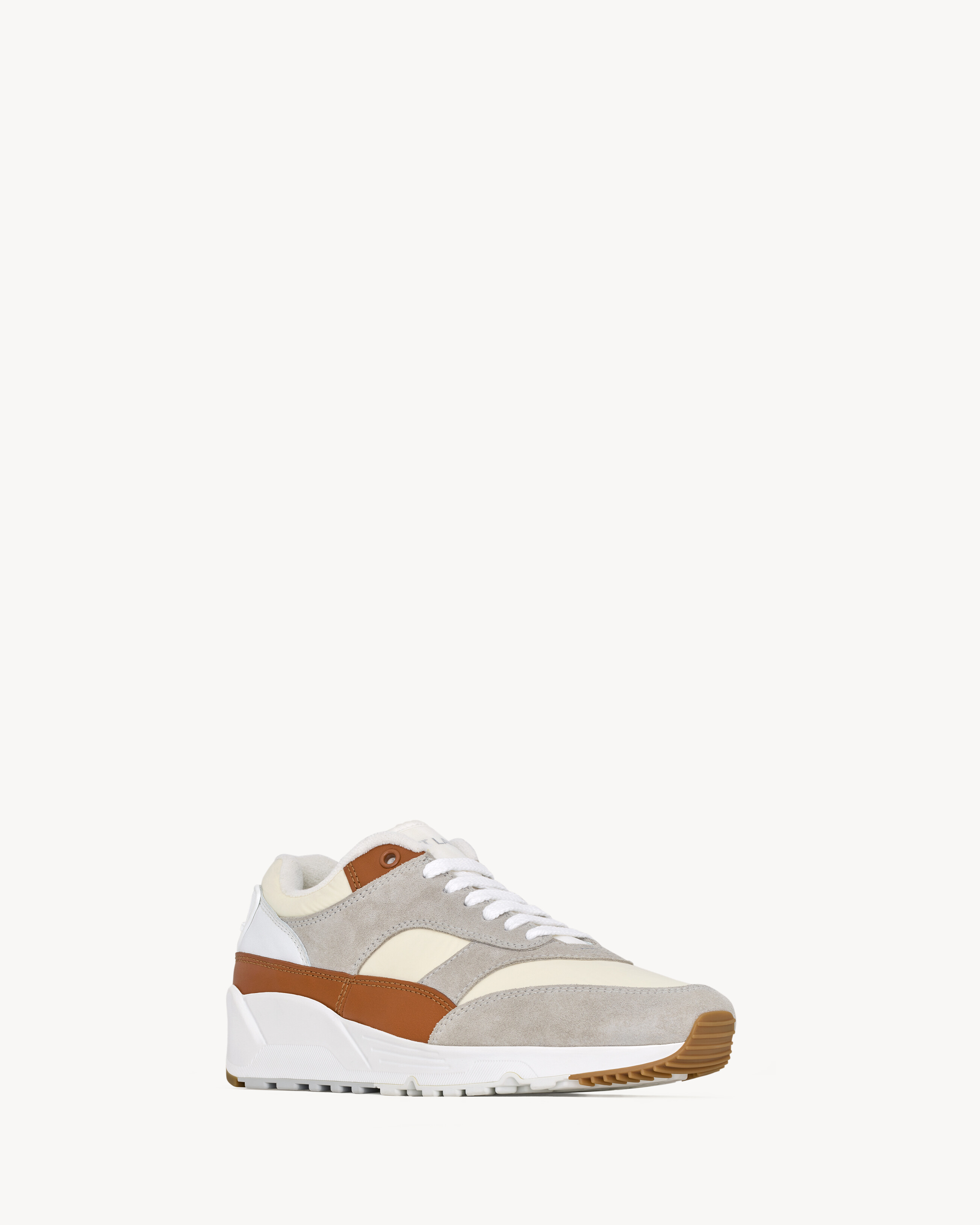 BUMP sneakers in nylon, suede and leather