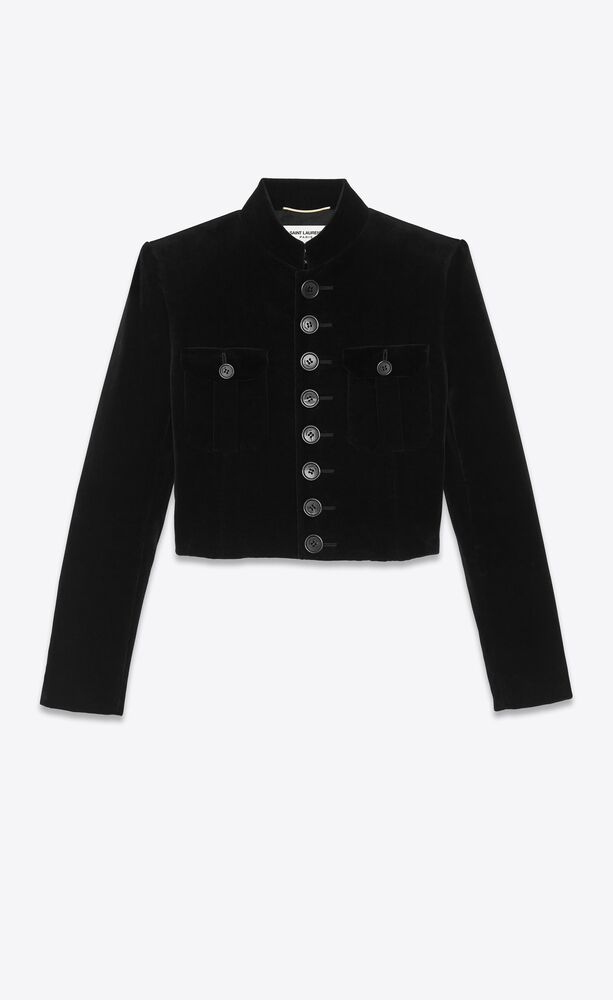 saint laurent officer jacket