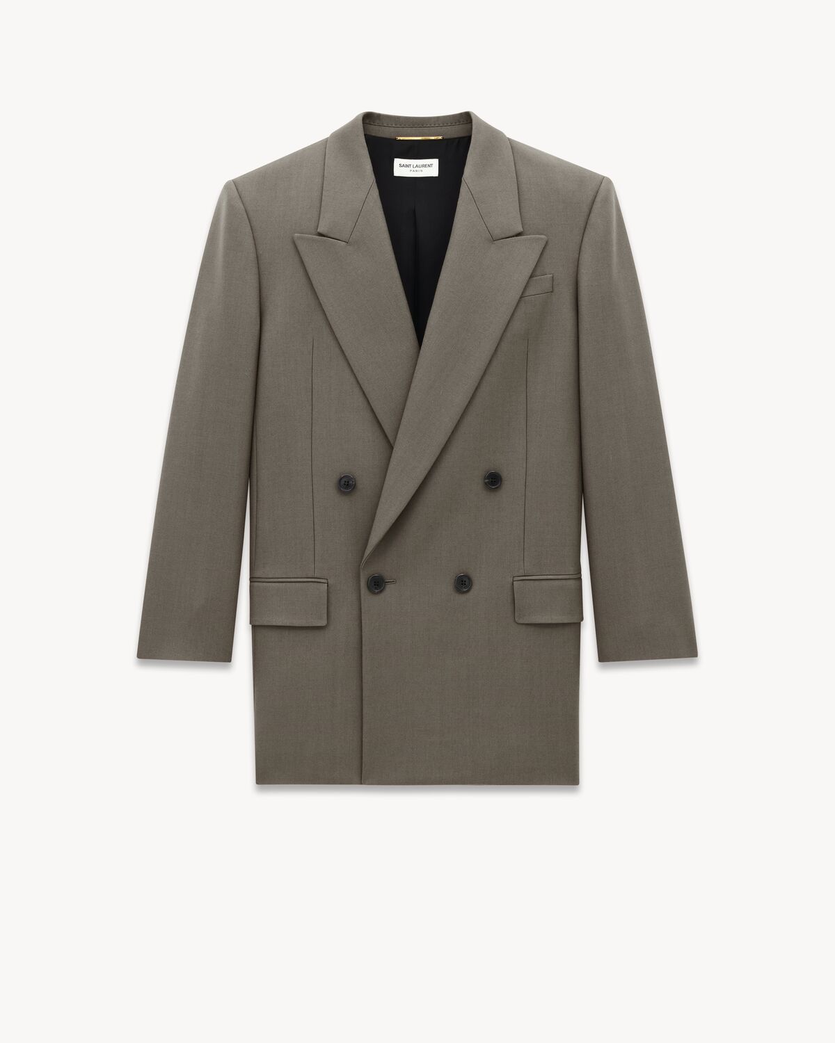 jacket in wool gabardine