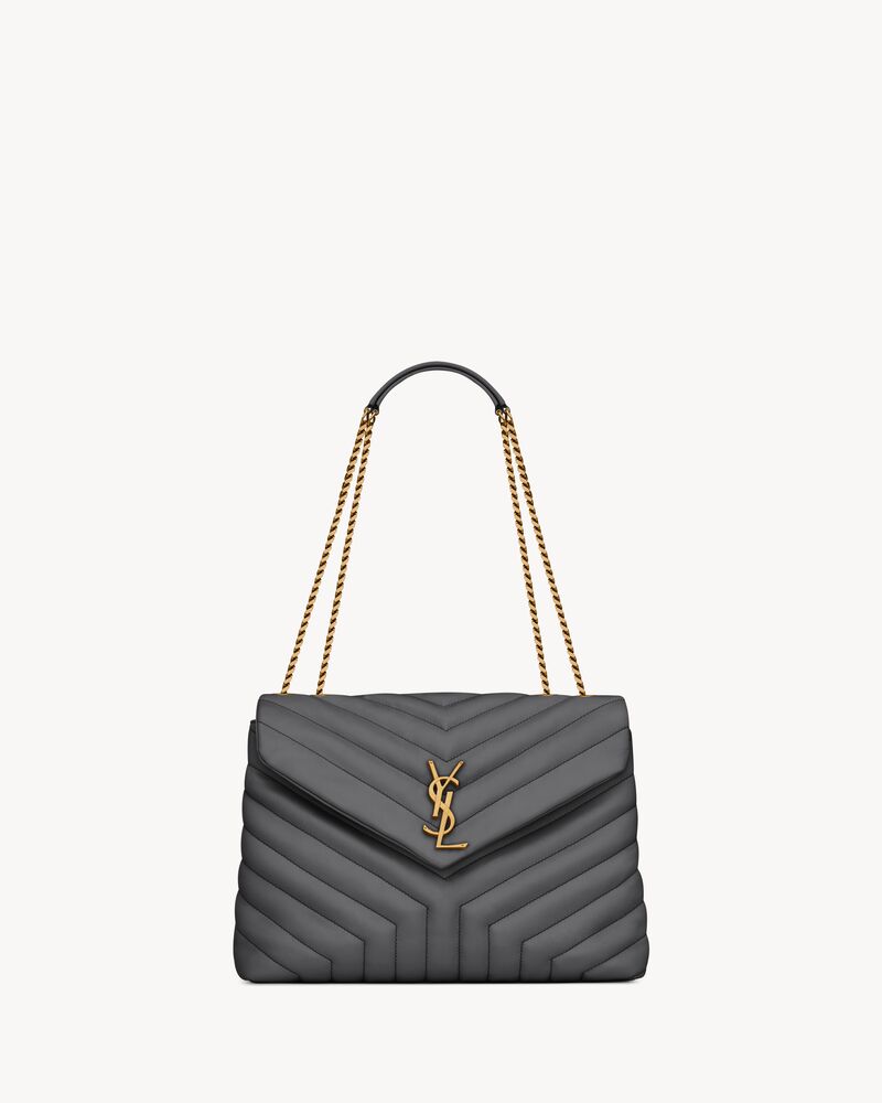 Saint laurent loulou medium leather shoulder bag women Outlet