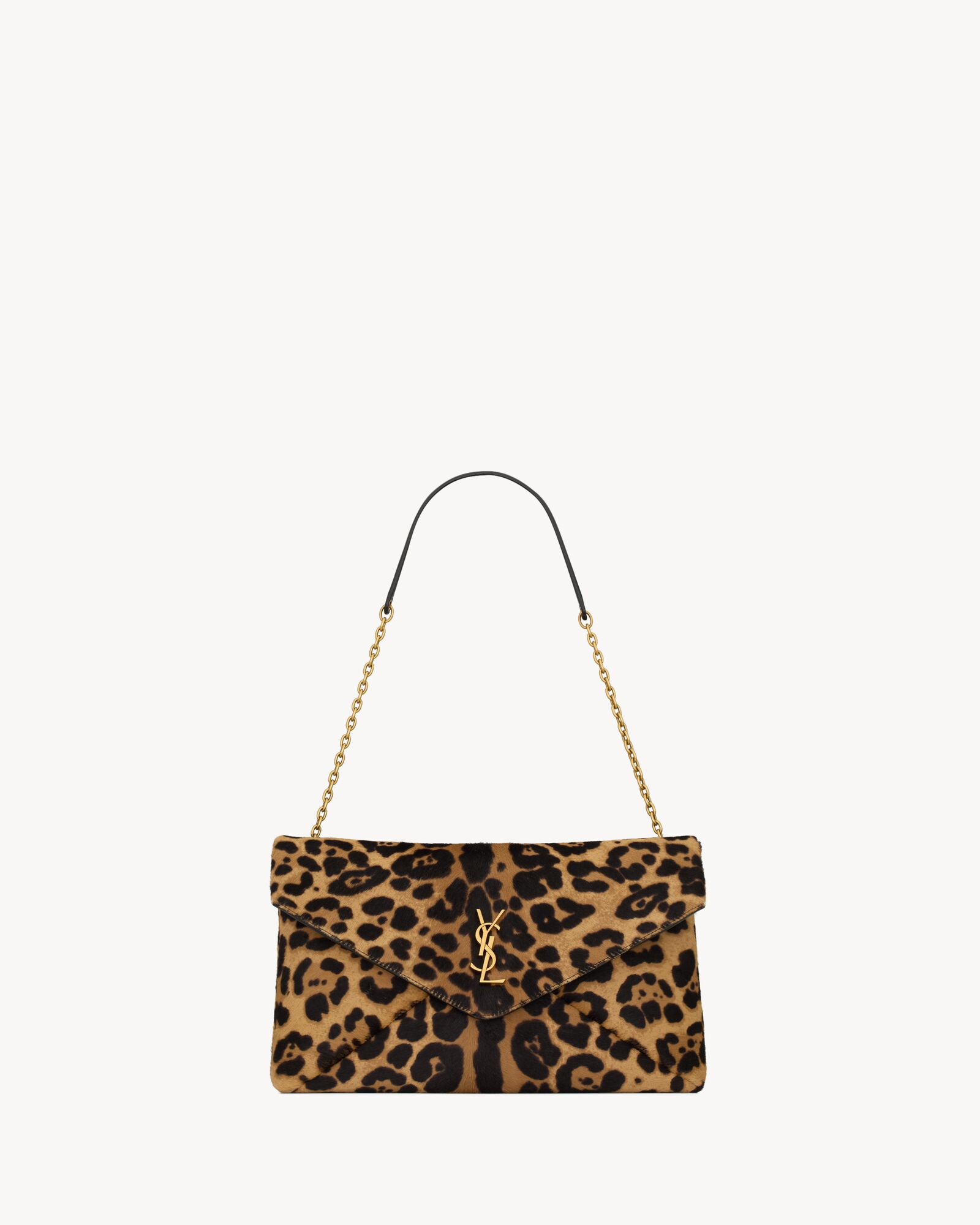 CASSANDRE pouch on chain in pony hair leather — 853610AAFQT2499
