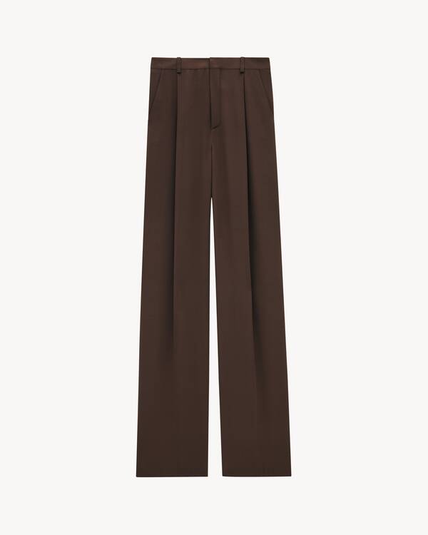 pants in silk crepe | Saint Laurent | YSL US