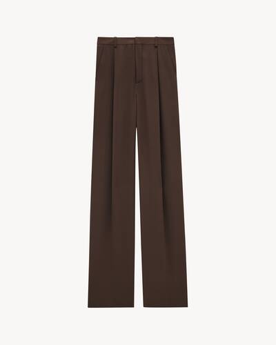pants in silk crepe | Saint Laurent | YSL US