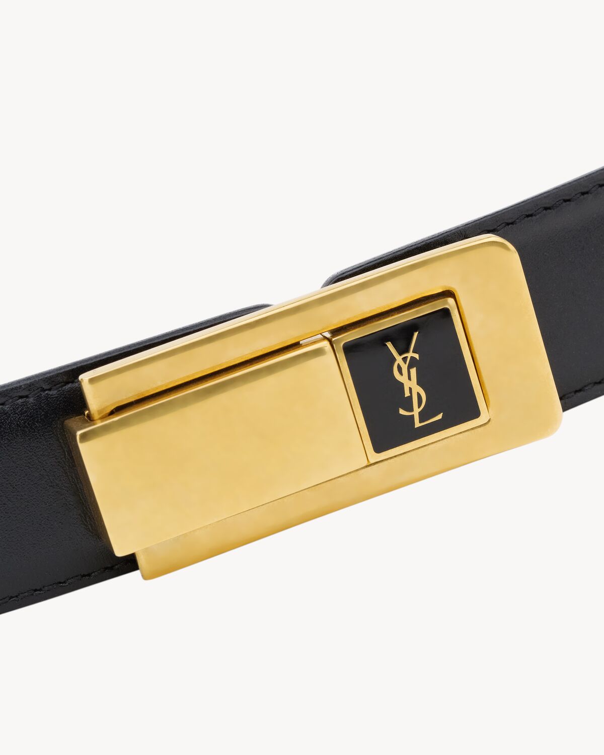 생로랑 부드러운 가죽 샤르니에르 버클 벨트 806631AAD6C1000